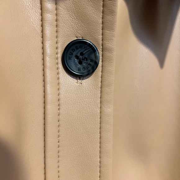 Hudson Faux Leather Shacket - Picture 5 of 7